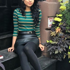 Green Striped Lettuce-Edge Top